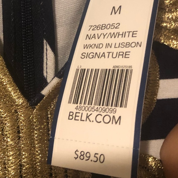 Crown and Ivy dress with gold detailing lily inspired dress - Picture 4 of 4